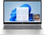 HP 15.6 inch Laptop, HD Touchscreen Display, AMD Ryzen 3 7320U, 8 GB RAM, 128 GB SSD, AMD Radeon Graphics, Windows 11 Home in S Mode, Natural Silver, 15- fc0099nr - Image 4
