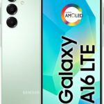 Samsung Galaxy A16 4G Dual SIM (128GB, 2025) 6.7" 90Hz AMOLED, Splash Resistant 8Core, 50MP Camera (Factory Unlocked International Model for GSM, Global) A165M/DS (25W Fast Charger Bundle, Green)