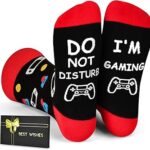 Birthday Gifts for Men Teen Boys, Valentines Day Gift for Him Boyfriend Husband, Do Not Disturb I'm Gaming Funny Gamer Socks