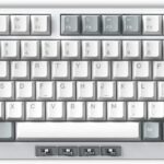 nuphy Field75 HE V2 Magnetic Keyboard, 83 Keys 75% Layout Wired Gaming Keyboards,One Knob Volume Control,Hall Effect Keyboard, Adjustable Actuation, 8000 Hz Polling Rate,Rapid Trigger,Magnetic Silver
