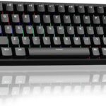 AULA WIN68 HE Mechanical Gaming Keyboard 60%, Hall Effect Magnetic Switch, Fast Trigger Mode Adjustable Actuation, 8000Hz Polling Rate, RGB Backlit, Wired Black Keyboard for Laptop/PC Gamer