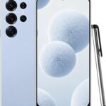 S25Ultra 4G Smartphone Unlocked, Android 12.0 Mobile Phones 6.6'' HD+ Display, 4GB RAM 32GB ROM/256GB SD, 4G Dual SIM Dual Camera, Face ID+WiFi+BT+FM+GPS+OTG (Blue)