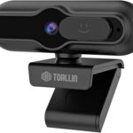 TOALLIN 4K Webcam for PC, Built-in Mic, 1080P@60FPS, PDAF Autofocus, 1/2.5" Sensor & 12MP, Sliding Privacy Cover, USB Web Camera for Streaming, Gaming, Conferencing and Video Calls