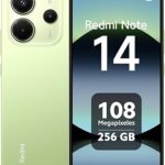 XIAOMI Redmi Note 14 4G LTE (for Tmobile Mint Tello Global) (256GB + 8GB) 6.67" 120Hz 108MP AI Camera Global Version Dual Sim (Coral Green)