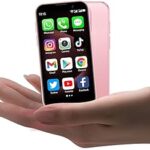 Mini Phone 3.0" HD Touch Screen Mini Smartphone World's Smallest Unlocked Android Compact Mobile Phone for Kids & Students Cell Phone wih GPS Dual SIM Face ID 2GB+16GB Pink