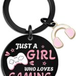 Gamer Girl Gifts for Gamers Keychain Video Game Gifts for Gamer Girls Accessories Video Game Lovers Gaming Keychain Gaming Stuff for Girls Birthday