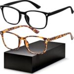 Gaoye Eyewear Frames for Men - Blue Light Blocking Square Glasses, Anti UV Ray Computer Gaming, Blue Blockers for Women
