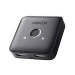 Anker HDMI Switch, 4K@60Hz HDMI Switcher, 2 in 1 Out with Smooth Finish, Supports HDR, 3D, Dolby, Compatible with Laptops, PC, Xbox Series, PS5 / PS4, Projector, and More