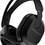 Turtle Beach Stealth 500 Wireless Amplified Gaming Headset for PS5, PS4, PC, & Mobile – 40-Hr Battery, Bluetooth, Memory Foam Cushions, Flip-to-Mute Mic, EQ Presets, Companion App – Black