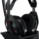 Logitech G Astro A50 Multi-Platform Wireless Gaming Headset + Base Station for PS5/Xbox/PC: PLAYSYNC Audio Switcher, <16bit/48kHz (Console), <24bit/48kHz (PC), 24hr Battery, 2.4GHz & BT - Black