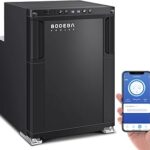 BODEGACOOLER Upgraded 12-Volt Refrigerator, 45L(1.6cu.ft) RV Fridge and Freezer with APP Control & Lock, Portable Electric Cooler -4℉ to 46℉, 12/24V DC for Truck, RV, Camping, Travel