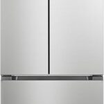 Hamilton Beach HBF1662 French Door Full Size Counter Depth Refrigerator with Freezer Drawer, 16.6 cu ft, Stainless
