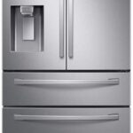 Samsung 28 Cu. Ft. 4-Door French Door Smart Refrigerator with FlexZone Drawer, Stainless Steel, RF28R7201SR/AA