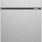 3.1 cu. ft. 2-Door Retro Mini Refrigerator in Stainless Steel