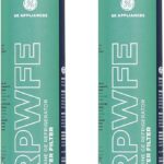 GE RPWFE Refrigerator Water Filter, Genuine Replacement Filter, Certified to Reduce Lead, Sulfur, and 50+ Other Impurities, Replace Every 6 Months for Best Results, Pack of 2