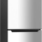 BANGSON Apartment 7.1 Cu.Ft Refrigerator with Freezer, Office Fridge with Bottom Freezer, Large Capacity, Energy Saving, Adjustable Thermostat, Low Noise, Silver