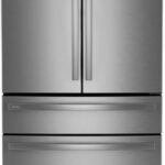 GE Profile 28.7 cu. ft. 4-Door French Door Refrigerator in Stainless Steel with Dual-Dispense Autofill Pitcher PGE29BYTFS