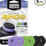 KontrolFreek Precision Rings | Aim Assist Motion Control for PlayStation 4 (PS4), PS5, Xbox One, XBX, Switch Pro & Scuf Controller (Black/Purple/Green)