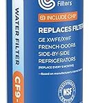 Crystala Filters Water Filter Compatible with XWFE (Built-in CHIP), Replacement for GE XWFE, XWF Refrigerator Water Filter Pack of 1