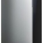 BLACK+DECKER 11 Cu. Ft. Convertible Freezer Refrigerator, Upright Freezer with Glass Shelves, Reversible Door, ENERGY STAR rated, Frost Free, BUC1100XS, Stainless Look