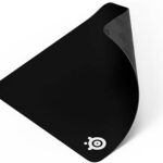SteelSeries QcK Large Gaming Mousepad — Black — Non-Slip Silicone Rubber Base — Peak Tracking and Stability — Optimized for Gaming Sensors — 490 mm x 420 mm — FPS, MOBAs, RTS, MMO
