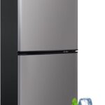 4.2 Cu Ft Mini Fridge for Bedroom, 2 Door Small Fridge, 7 Level Thermostat, LED Light, Small Refrigerator for Bedroom, Office, Dorm