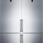 Summit 48" Bottom Refrigerator, Counter Depth Refrigerator-Freezer, French Door, Energy Star, Stainless Steel - FFBF181ES2KIT48
