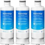 Waterdrop WD-F45 Replacement for Samsung® DA97-17376B, HAF-QIN/EXP, DA97-08006C, RF28R7201SR, RF28R7351SG, WD-F45, Refrigerator Water Filter, 3 Filters