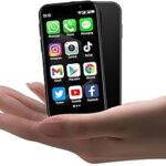 Mini Phone 3.0" HD Touch Screen Mini Smartphone World's Smallest Unlocked Android Compact Mobile Phone for Kids & Students Cell Phone wih GPS Dual SIM Face ID 2GB+16GB Black