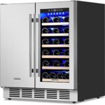 ORYMUSE 30" Stainless Steel Wine & Beverage Refrigerator - Dual Zone, Built-in/Freestanding with Upgraded Cooling - 30 Bottles & 110 Cans Capacity