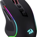 Redragon M612 Predator RGB Gaming Mouse, 8000 DPI Wired Optical Mouse with 11 Programmable Buttons & 5 Backlit Modes, Software Supports DIY Keybinds Rapid Fire Button