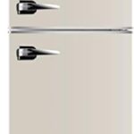 Frigidaire EFR840-Cream EFR840 Retro Mini Fridge with Freezer & Side Bottle Opener-Small 2 Door Refrigerator for Office Bar or College Dorm Room-3.1 Cu Ft (Cream)