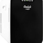 Cooluli 20 Liter Mini Fridge with Temperature Control - Black