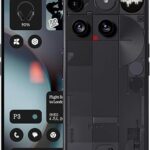 Nothing Phone (3) Cell Phone, 5G Unlocked Phones 256GB, Android 15, Snapdragon 8s Gen4, AI Mobile Phones with Four 50MP Cameras & AMOLED Display, 5150mAh, Glyph Interface, Smartphone Black
