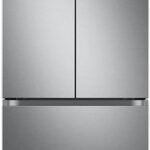 Samsung 17.5 cu. ft. Smart Counter Depth 3-Door French Door Refrigerator, Stainless Steel, RF18A5101SR/AA