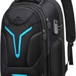MATEIN 18 inch Gaming Backpack with Thick Padded Laptop Compartment, Anti Theft Extra Large Laptop Backpack with Rain Cover, Waterproof Travel Bag with Tech Organizer for Gaming Accessories