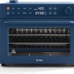 Our Place Wonder Oven Pro | 8-in-1 Digital Air Fryer & Countertop Oven with Basket, Rack, Pan & Tray | 3-Rack, 32 QT - Air Fry, Toast, Roast, Bake, Reheat, Broil, Proof & Dehydrate | Blue Salt