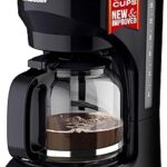 Mueller 12-Cup Drip Coffee Maker - Borosilicate Carafe, Auto-Off, Reusable Filter, Anti-Drip, Keep-Warm Function, Clear Water Level Window Coffee Machine, Kitchen Essentials & Accessories