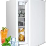 Antarctic Star 2.56 Cu.Ft. Mini Fridge with Freezer, Small Refrigerators with Adjustable Thermostat, Low Noise, Energy Saving, Compact Refrigerators for College Dorm, Office, Bedroom, Apartment, White
