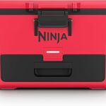 Ninja FrostVault 50qt Hard Cooler with Dry Zone | Integrated Fridge-Temp Dry Storage Drawer | Premium Heavy-Duty Insulated Cooler | Keeps Ice Cold for Days | True Red | FB151RD1