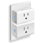 Kasa Smart Plug Ultra Mini 15A, Smart Home Wi-Fi Outlet Works with Alexa, Google Home, No Hub Required, UL Certified, 2.4G WiFi Only, 2 Count (Pack of 1)(EP10P2) , White