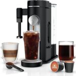 Ninja Coffee Maker, Single Serve, Brew with Coffee Pods and Grounds, Compatible with K-Cup Pods, 4 Styles, up to 24 Ounces Cup Sizes and 56 Ounces Removable Reservoir, Black, PB051
