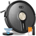 Robot Vacuum and Mop Combo,5000Pa Robotic Vacuum Cleaner,180mins Runtime Vacuum Robot with App/Remote/Alexa Control, Ideal for Hard Floor/Carpet/Pet Hair, Self-Charge,Schedule Clean(UR1)
