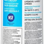 SAMSUNG Genuine Filter for Refrigerator Water and Ice, Carbon Block Filtration for Clean, Clear Drinking Water, 6-Month Life, HAF-CIN/EXP, 1 Pack