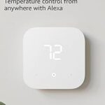 Amazon Smart Thermostat – Save money and energy - Works with Alexa and Ring - C-wire required