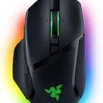 Razer Basilisk V3 Customizable Ergonomic Gaming Mouse: Fastest Gaming Mouse Switch - Chroma RGB Lighting - 26K DPI Optical Sensor - 11 Programmable Buttons - HyperScroll Tilt Wheel - Classic Black