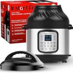Instant Pot Duo Crisp 11-in-1 Air Fryer and Electric Pressure Cooker Combo with Multicooker Lids that Air Fries, Steams, Slow Cooks, Sautés, Dehydrates, & More, Free App With Over 800 Recipes, 6 Quart