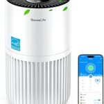 GoveeLife Mini Air Purifier for Bedroom, Smart Filter Air Purifier with App Alexa Control for Pet Hair, Odors, Pollen, HEPA Portable Air Cleaner with 3 Speeds, 2 Modes, Timer, Aroma for Home
