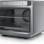 Ninja Air Fryer & Toaster Oven | Prestige Smart XL Countertop Oven | Bakes up to 20 Cookies, Fits up to a 12lb Turkey | Pizza, Toast, Bake, Air Fry & Reheat | 1800 Watts | Stainless Steel | DT501​ (Renewed)