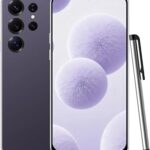 S25Ultra 4G Smartphone Unlocked, Android 12.0 Mobile Phones 6.6'' HD+ Display, 4GB RAM 32GB ROM/256GB SD, 4G Dual SIM Dual Camera, Face ID+WiFi+BT+FM+GPS+OTG (Dark Purple)